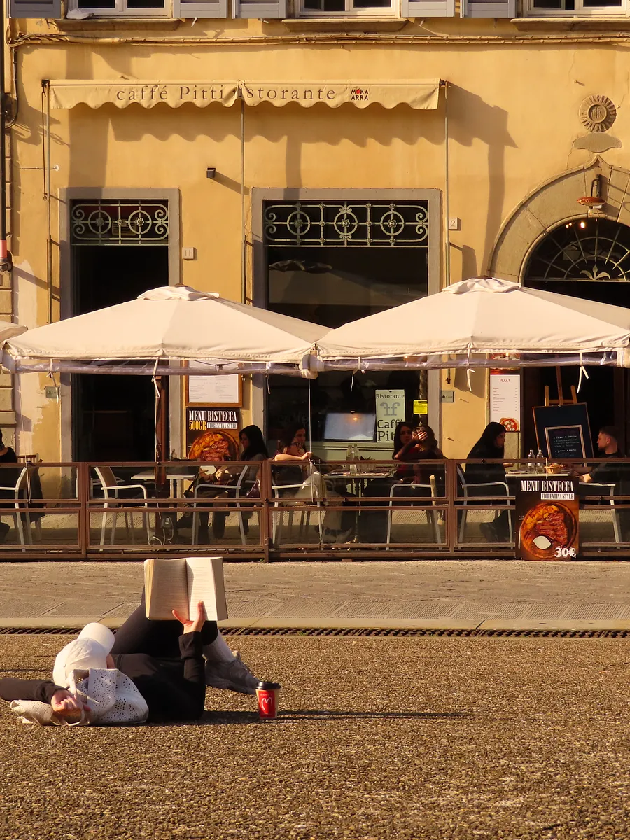 Picknicken bij Palazzo Pitti