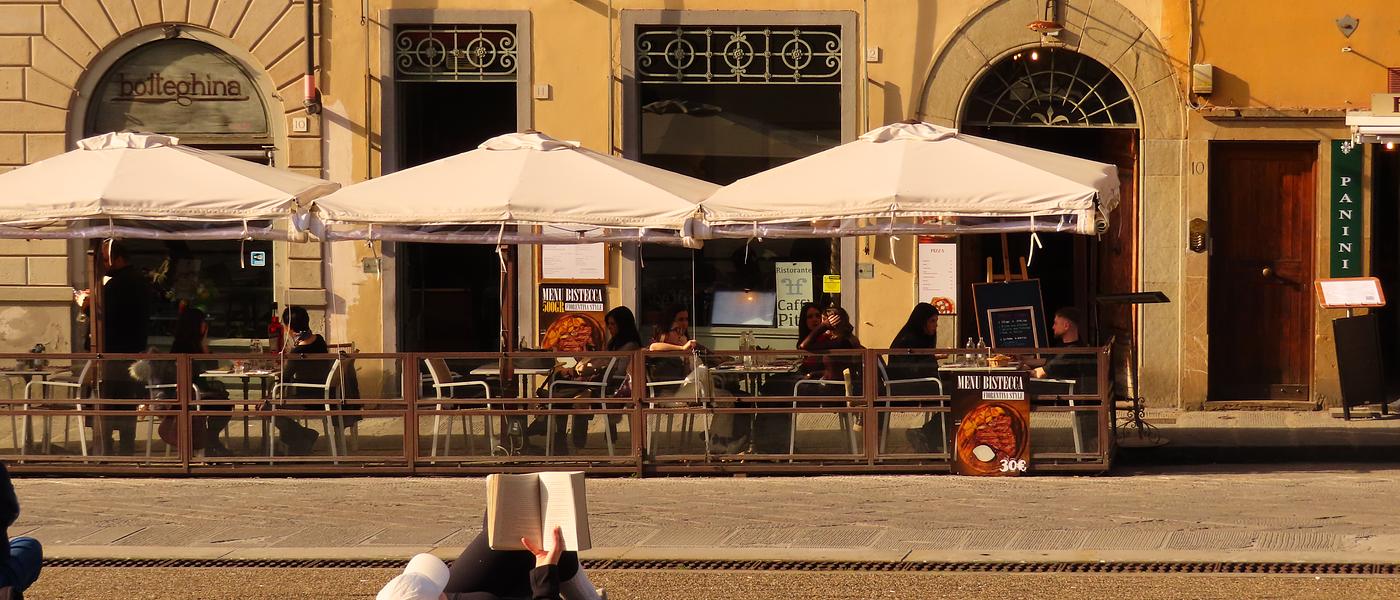 Picknicken bij Palazzo Pitti