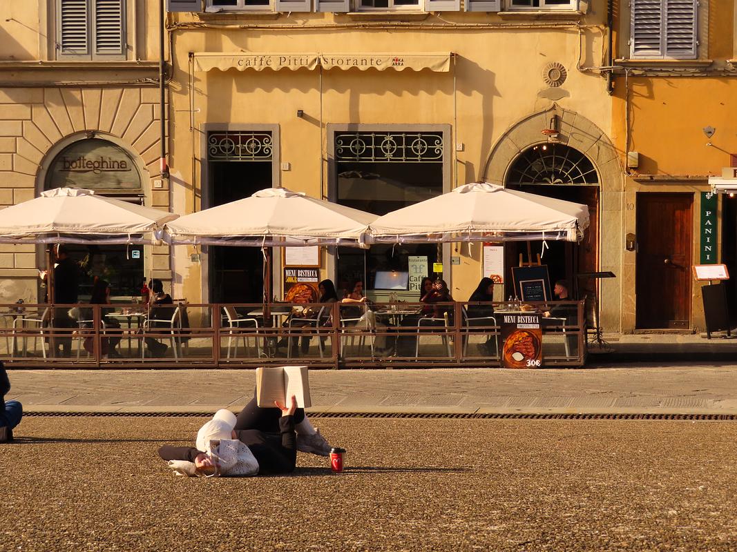 Picknicken bij Palazzo Pitti